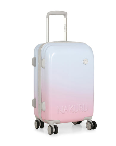 LAKEVIEW EXPEDITION Range Blue-Pink Hard Cabin Luggage