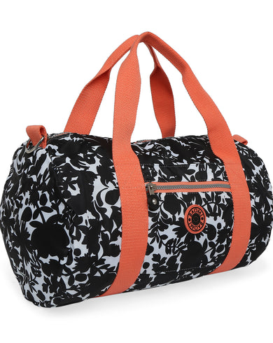 CRINKLE HAND BAG Range Black & Peach Soft One Size Handbag