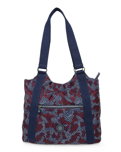 CRINKLE HAND BAG Range Blue & Red Soft One Size Handbag