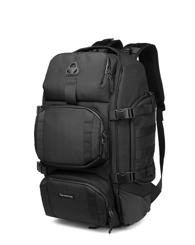 HAPPY NOMAD Range Black Soft One Size Backpack