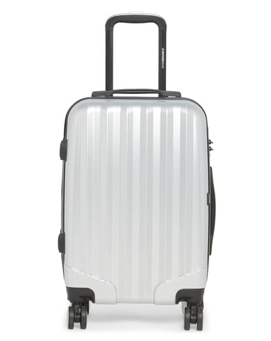 C BADEN Range Silver Hard Cabin Luggage
