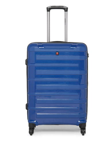 C SION Range Dark Blue & Black Hard Medium Luggage