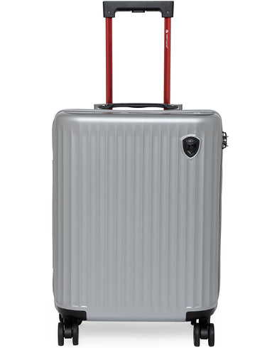 SMARTLUGGAGE Range Silver Hard Cabin Luggage