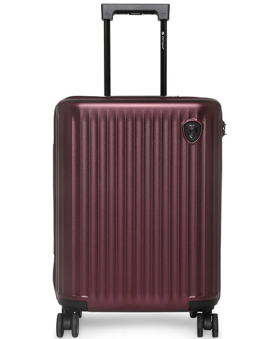 SMARTLUGGAGE Range Burgundy Hard Cabin Luggage
