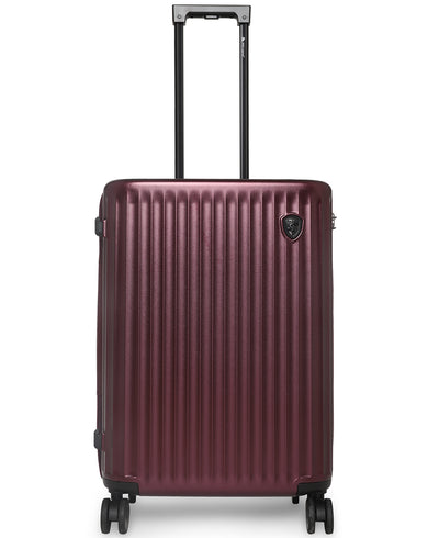 SMARTLUGGAGE Range Burgundy Hard Medium Luggage