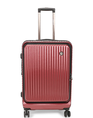 Y2K LUXE Range Wine Red Hard Medium Luggage