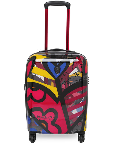 BRITTO TRANSPARENT A NEW DAY Range Multicolor Hard Cabin Luggage