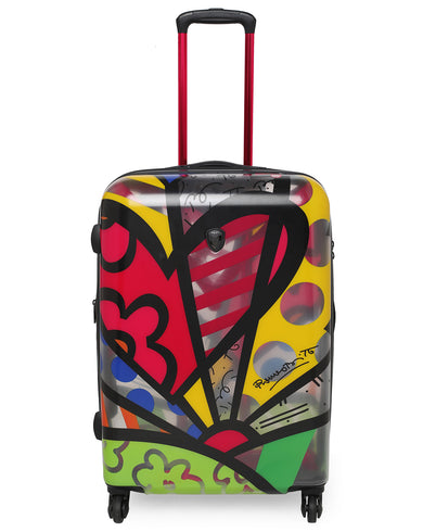 BRITTO TRANSPARENT A NEW DAY Range Multicolor Hard Medium Luggage