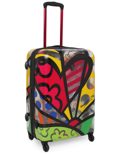 BRITTO TRANSPARENT A NEW DAY Range Multicolor Hard Medium Luggage