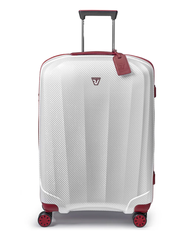 WE ARE GLAM Range Rosso & Bianco Hard Large Luggage