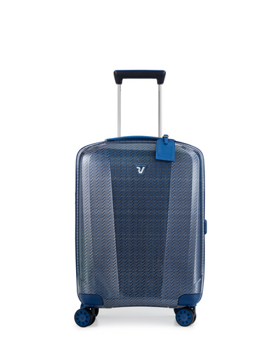 WE ARE TEXTURE Range Blue Hard Cabin Luggage