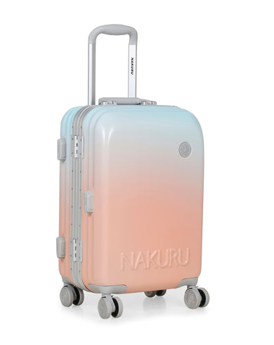 SUNSET SPINNER Range Blue Orange Hard Cabin Luggage