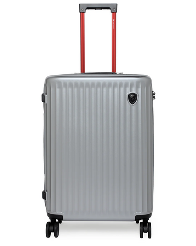 SMARTLUGGAGE Range Silver Hard Medium Luggage