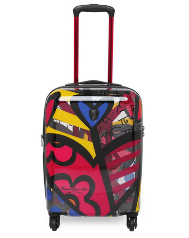 BRITTO TRANSPARENT A NEW DAY Range Multicolor Hard Cabin Luggage
