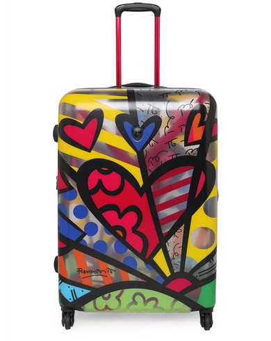 BRITTO TRANSPARENT A NEW DAY Range Multicolor Hard Large Luggage