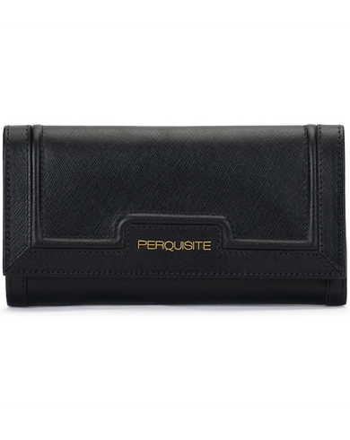 LEONORA Range Black Soft One Size Women's Wallet