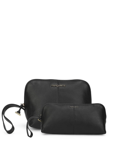 TIMELESS TRAVELER Range Black Soft One Size Cosmetic Bag