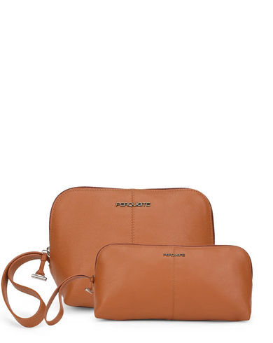 TIMELESS TRAVELER Range Hermes Tan Soft One Size Cosmetic Bag