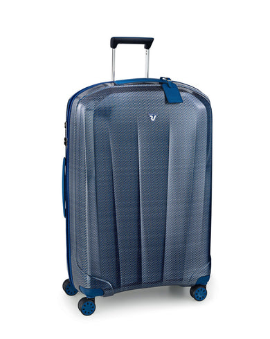 WE ARE TEXTURE Range Blue Hard Large Luggage