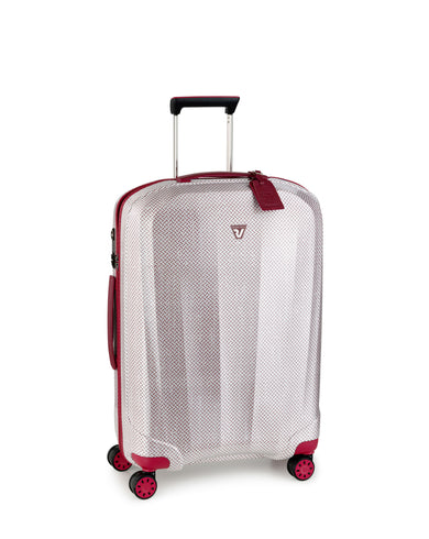 WE ARE TEXTURE Range Red & White Hard Medium Luggage