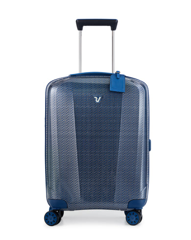 WE ARE TEXTURE Range Blue Hard Cabin Luggage