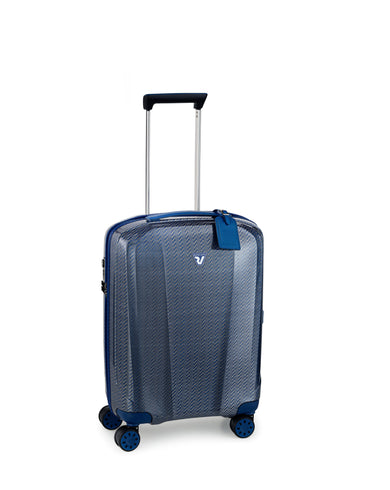 WE ARE TEXTURE Range Blue Hard Cabin Luggage