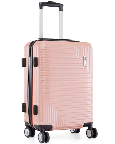 URBAN VOYAGE Range Rose Gold Hard Cabin Luggage