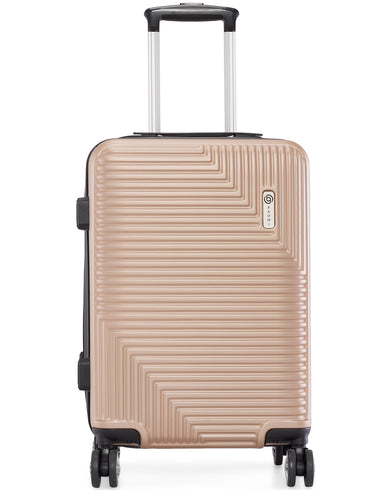 URBAN VOYAGE Range Light Brown Hard Cabin Luggage