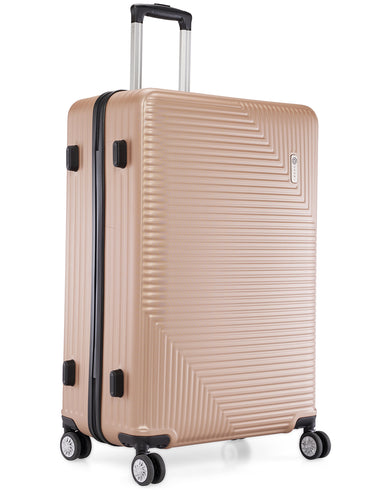 URBAN VOYAGE Range Light Brown Hard Large Luggage