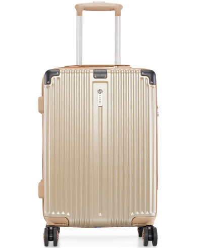 SOLID GOLD Range Light Brown Hard Cabin Luggage