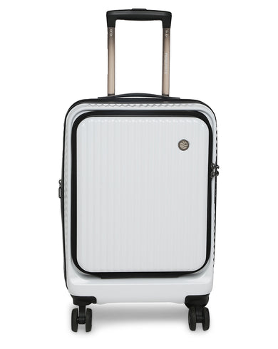 Y2K LUXE Range White Hard Cabin Luggage