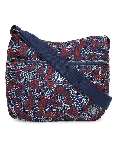 CRINKLE SHOULDER BAG Range Blue & Red Soft One Size Shoulder Bag