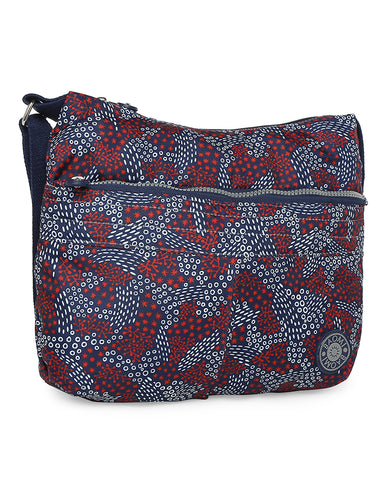 CRINKLE SHOULDER BAG Range Blue & Red Soft One Size Shoulder Bag