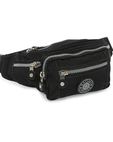 CRINKLE WAIST BAG Range Black Soft One Size Waist Bag