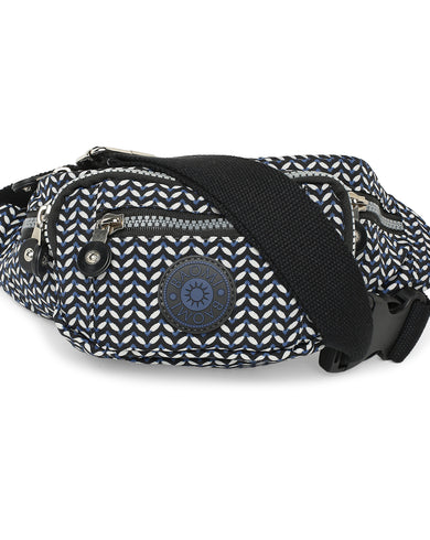 CRINKLE WAIST BAG Range Black & White Soft One Size Waist Bag