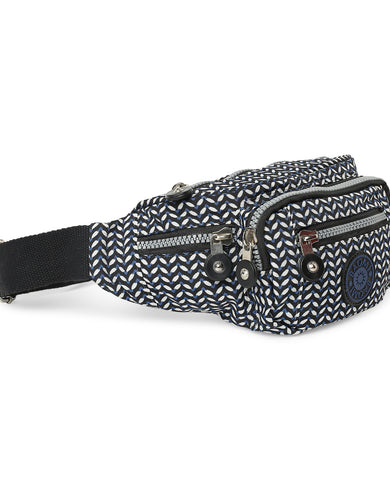 CRINKLE WAIST BAG Range Black & White Soft One Size Waist Bag