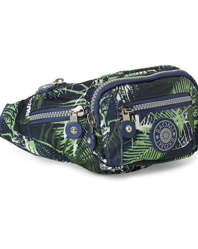 CRINKLE WAIST BAG Range Blue & Green Soft One Size Waist Bag