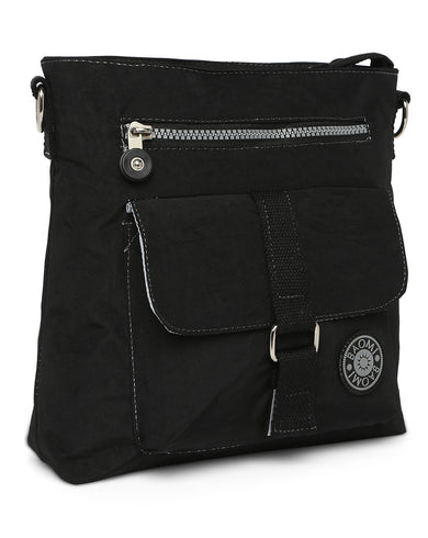 CRINKLE SHOULDER BAG Range Black Soft One Size Shoulder Bag