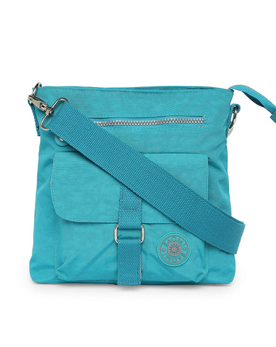 CRINKLE SHOULDER BAG Range Blue Soft One Size Shoulder Bag
