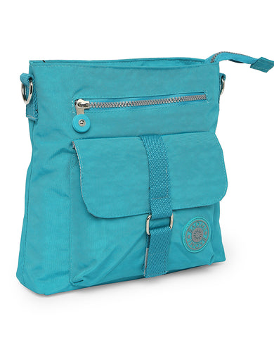 CRINKLE SHOULDER BAG Range Blue Soft One Size Shoulder Bag
