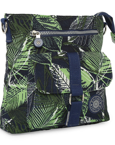 CRINKLE SHOULDER BAG Range Blue & Green Soft One Size Shoulder Bag