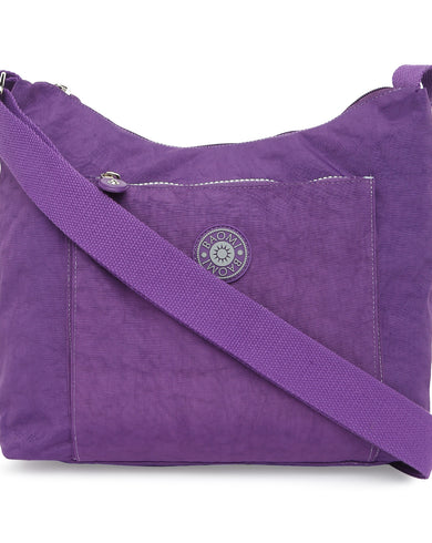 CRINKLE SHOULDER BAG Range Purple Soft One Size Shoulder Bag