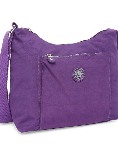 CRINKLE SHOULDER BAG Range Purple Soft One Size Shoulder Bag