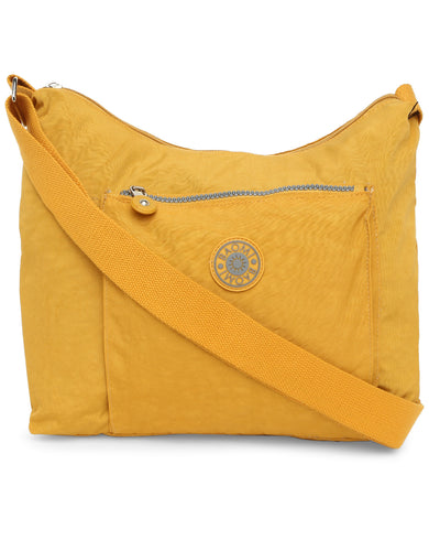 CRINKLE SHOULDER BAG Range Yellow Soft One Size Shoulder Bag