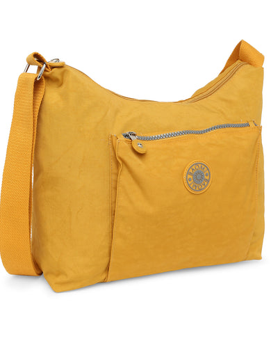 CRINKLE SHOULDER BAG Range Yellow Soft One Size Shoulder Bag