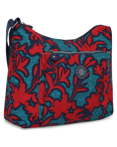 CRINKLE SHOULDER BAG Range Red & Green Soft One Size Shoulder Bag