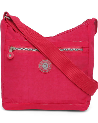 CRINKLE SHOULDER BAG Range Fuchsia Red Soft One Size Shoulder Bag