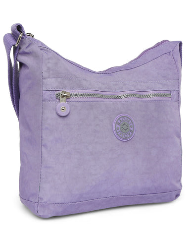 CRINKLE SHOULDER BAG Range Light Purple Soft One Size Shoulder Bag