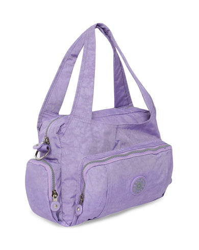 CRINKLE HANDBAG Range Light Purple Soft One Size Handbag