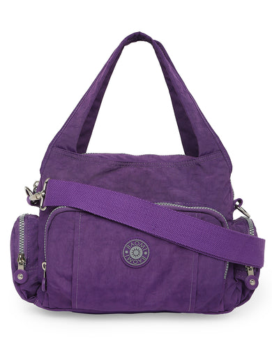 CRINKLE HANDBAG Range Purple Soft One Size Handbag